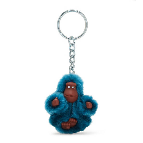 Akcesoria Kipling Sven Extra Small Modne Monkey Keychain Turkusowe | PL 1243EB